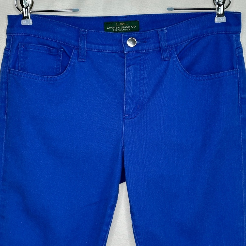 Ralph Lauren Women's Cobalt Straight Leg Jeans Modern Ankle Sz 10 - Picture 7 of 9